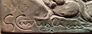 Giannino Castiglioni's signature