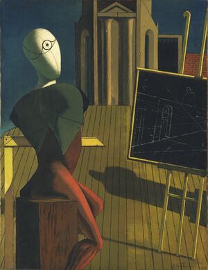Giorgio de Chirico, 1914-15, The Seer, oil on canvas, 89.6 x 70.1 cm, Museum of Modern Art, New York