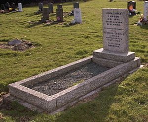 Grave and Headstone of Lord Lawson of Beamish - geograph.org.uk - 503327