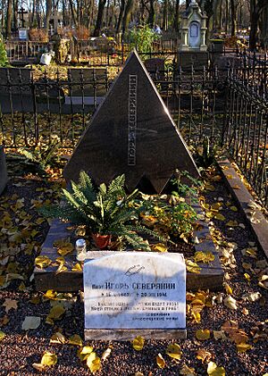 Grave of Igor Severyanin