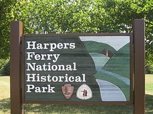 Harpers Ferry Park sign, WV IMG 4662