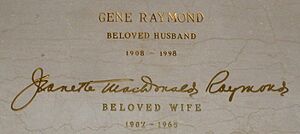 Jeanette MacDonald mausoleum