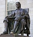 John Harvard statue