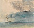Joseph Mallord William Turner - A Paddle-steamer in a Storm - Google Art Project
