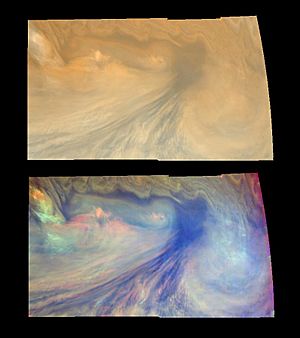 Jupiter equatorial hot spot