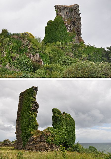 Kildonan 4. Remains of the castle, Isle of Arran, North Ayrshire, Scotland