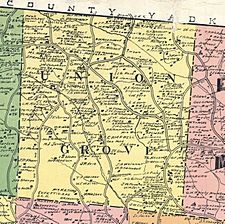 Kinney Map full resolution Union Grove Township