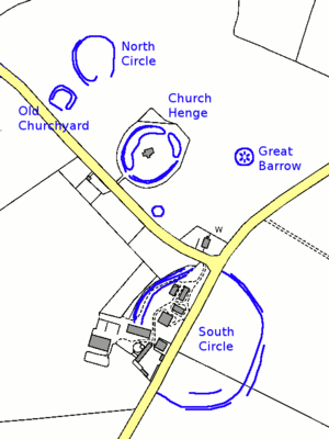 Knowlton Circles - map