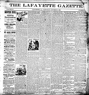 Lafayette Gazette 4 Oct 1894