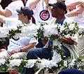 Laura Ricketts and Ernie Banks (4741788452)