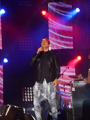 Maluma en vivo.