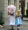 Mary Poppins and Alice in Wonderland in United Kingdom - Epcot - Flickr - JeffChristiansen
