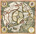 Mercator north pole 1595