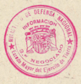 Ministerio de Defensa Nacional-Sello 1936