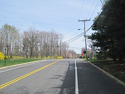 Dutch Lane Road approaching Boundary Road