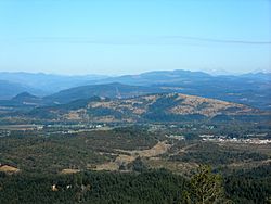 Mt. Pisgah from butte