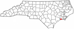 Location of Bogue, North Carolina