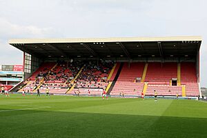 North Stand at Oakwell (geograph 7477716)