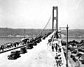 Opening day of the Tacoma Narrows Bridge, Tacoma, Washington