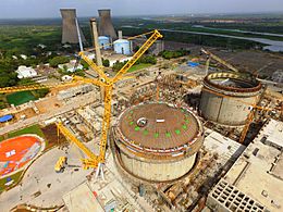 PHWR under Construction at Kakrapar Gujarat India