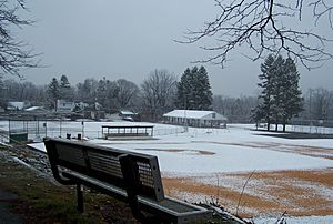 Penbrook Park in winter