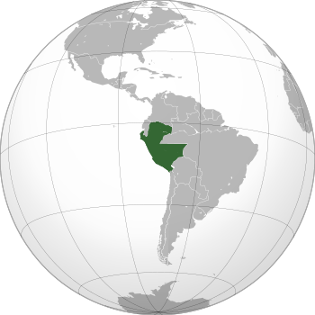 Location of History of Peru