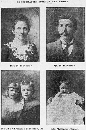 Pink Morton and family