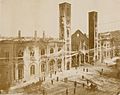 Providence's Union Station the day after the midnight fire February 21, 1896