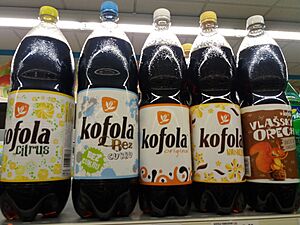 Różne wersje napoju Kofola