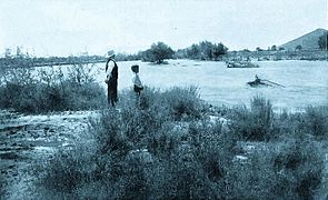Santa Cruz River Flood Tucson Arizona Circa 1903