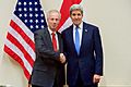 Secretary Kerry and Canadian Foreign Minister Dion Shake Hands Before Their Meeting at NATO Ministerial (23340939012)