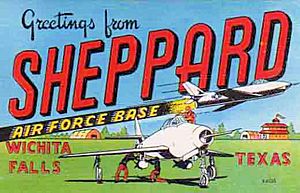 Sheppard AFB - Postcard