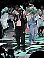 Slick Rick performs at Halftime of the WNBA Playoffs