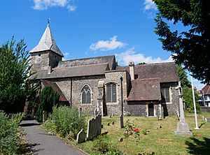 Southern Face of the Church of Saint Mary, St Mary Cray.jpg