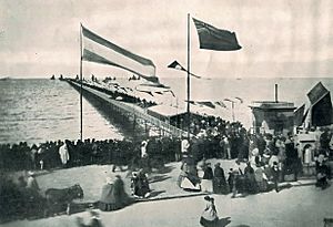 Southport Pier Opening 1860