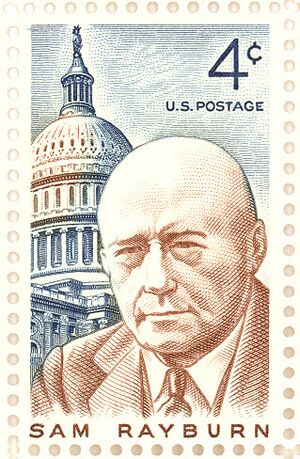 Stamp US 1962 4c Sam Rayburn