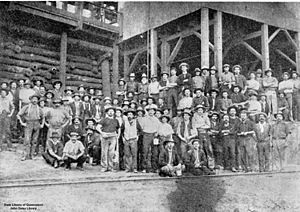 StateLibQld 2 99384 Workers from the Chillagoe Smelting Works, Queensland, ca. 1907