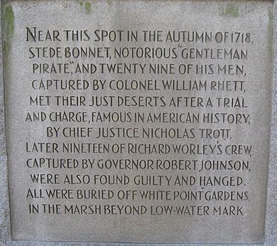 Stede-Bonnet-Monument Charleston-SC