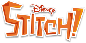 Stitch anime English logo