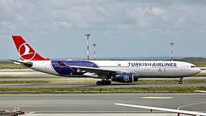 TC-JNM Airbus A330-300 Turkish Airlines Istanbul IST 11.5.23 (cropped)