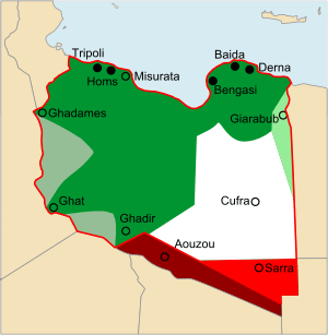 Territorial growth of Italian Libya