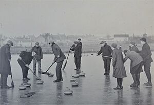 The Dunlop Curling Pond, Minnie's Meadow, Templehouse, East Ayrshire
