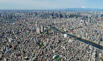 Tokyo from the top of the SkyTree
