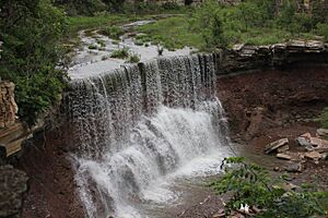 Waterfall in Cowley County in 2016