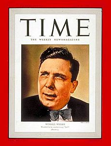 Wendell L. Willkie on the cover of TIME Magazine, July 31, 1939