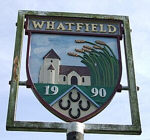 Whatfield village sign - geograph.org.uk - 588434.jpg