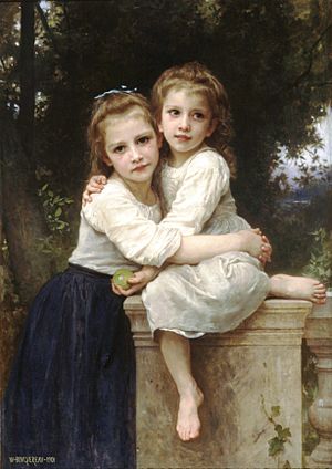 William-Adolphe Bouguereau (1825-1905) - Two Sisters (1901)