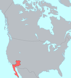 Area of Yuman–Cochimí influence