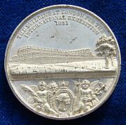 1851 Medal Crystal Palace World Expo London, obverse