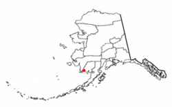 Location of Twin Hills, Alaska